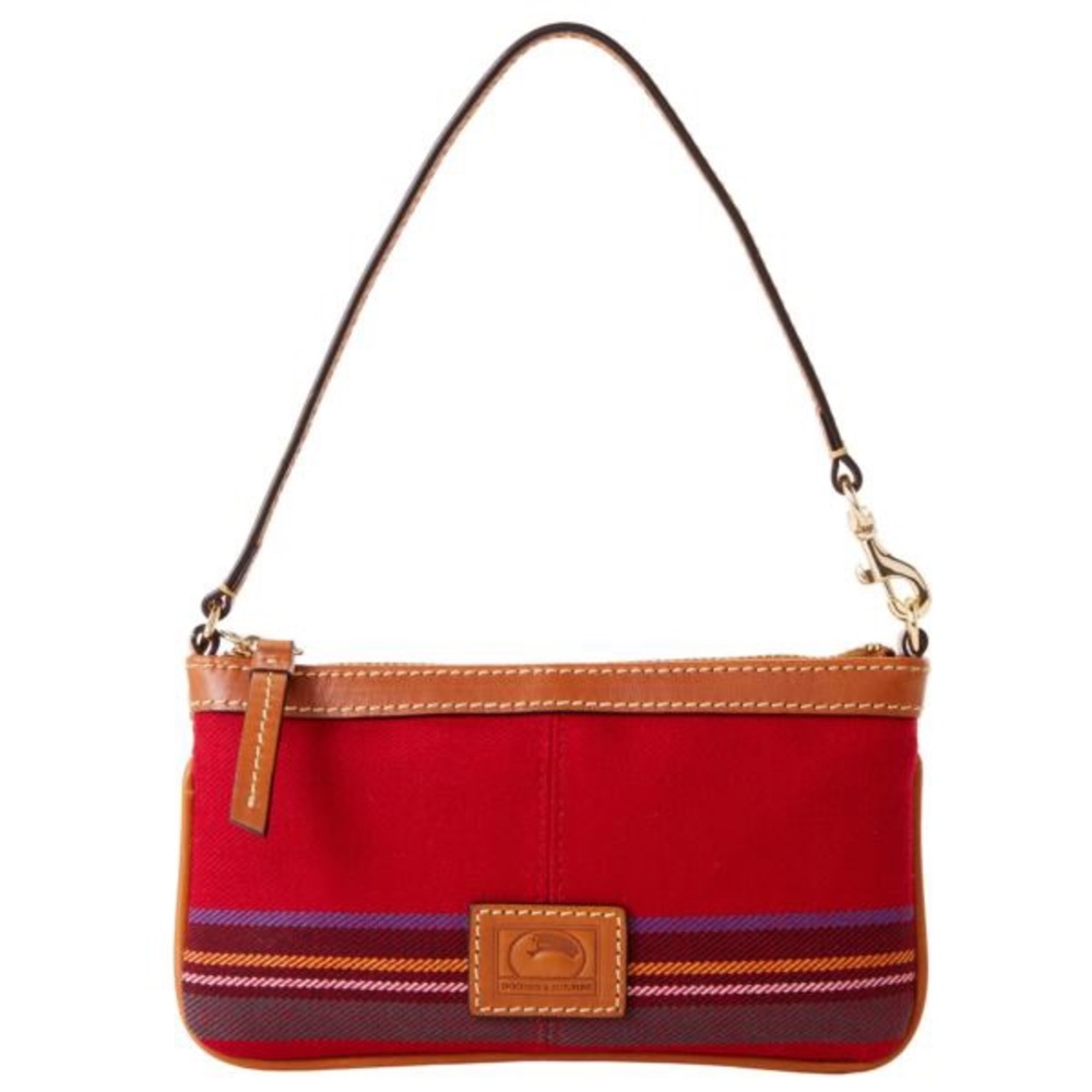 LMT: Dooney & Bourke Tartan Large Zip Wristlet